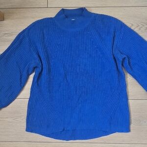 Old Navy Blue Turtleneck Sweater